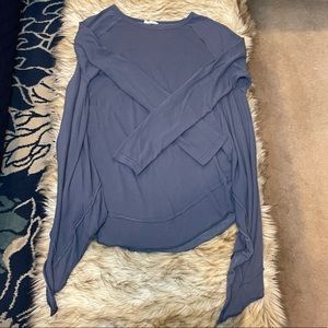Easel Blue Long Sleeve Shirt